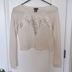 Women's crop top sweater